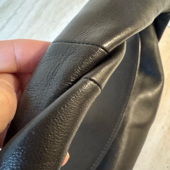 Massimo Dutti Chocolate Brown Leather Shoulder Bag - Picture 7 of 10